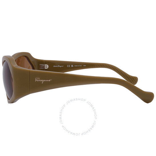 نظارات شمسية نسائية من فيراغامو، سلفاتوري، باللون البني