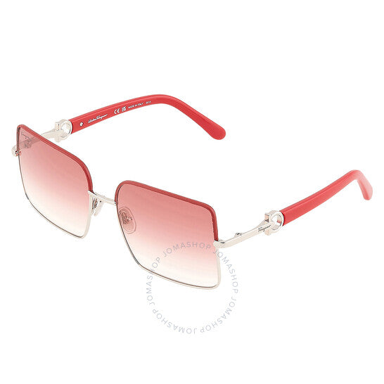 Ferragamo, Salvatore Burgundy Gradient Sport Ladies Sunglasses