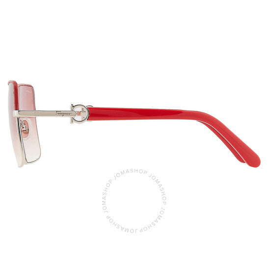 Ferragamo, Salvatore Burgundy Gradient Sport Ladies Sunglasses