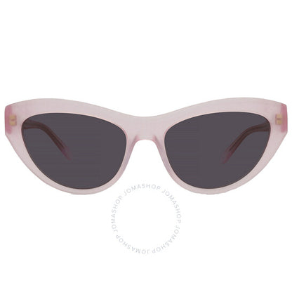 Ferragamo, Salvatore Dark Grey Cat Eye Ladies Sunglasses