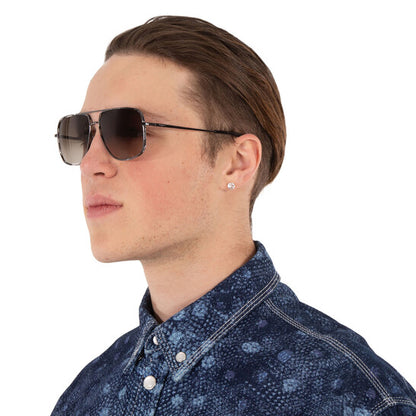 Salvatore Dark Grey Navigator Men's Sunglasses
