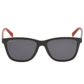 Salvatore Dark Grey Rectangular Men's Sunglasses