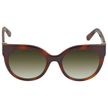 Salvatore Green Cat Eye Ladies Sunglasses