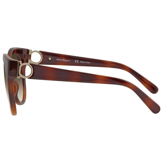 Salvatore Green Cat Eye Ladies Sunglasses