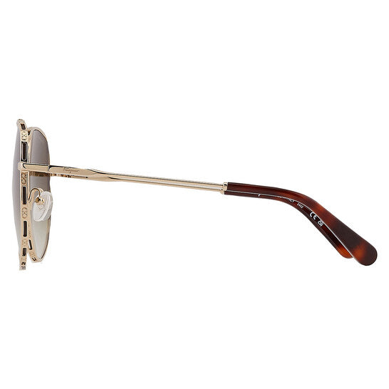 Salvatore Green Gradient Oval Ladies Sunglasses