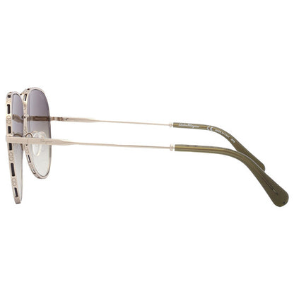 Salvatore Green Gradient Pilot Ladies Sunglasses