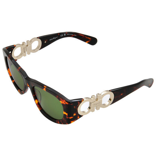 Salvatore Green Navigator Ladies Sunglasses