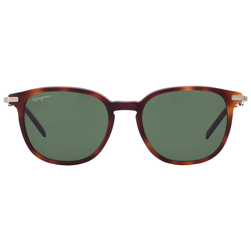 Salvatore Green Square Men's Sunglasses