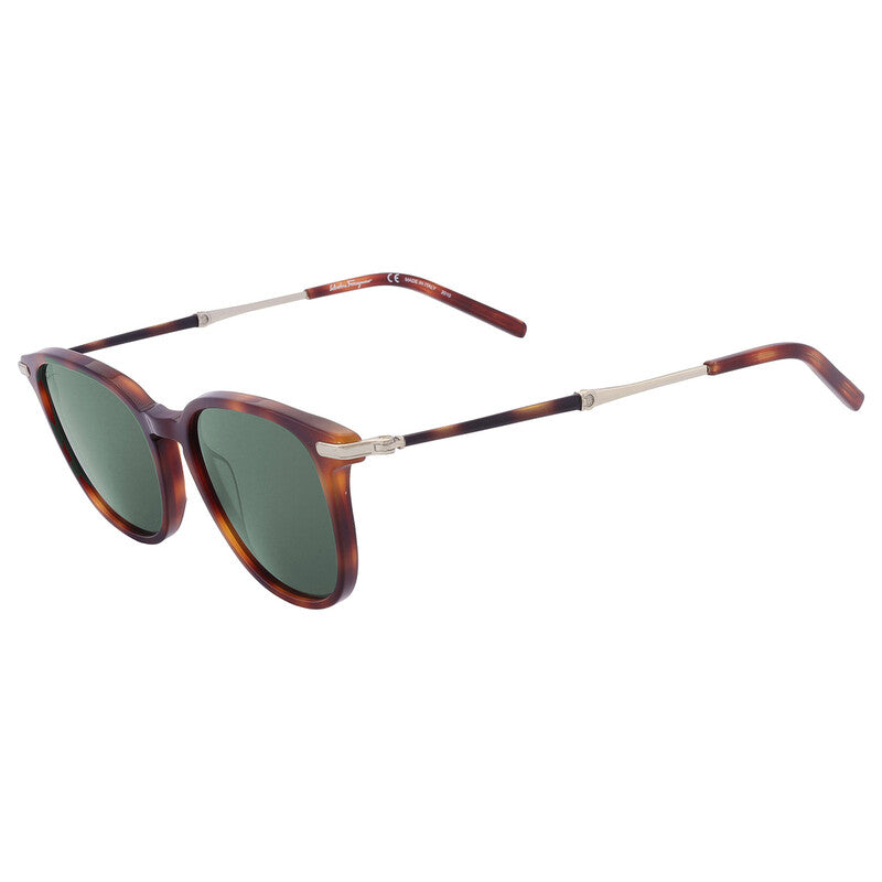 Salvatore Green Square Men's Sunglasses