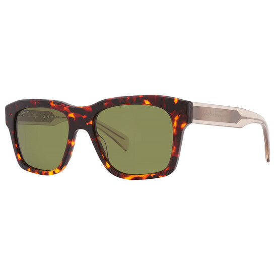 Salvatore Green Square Men's Sunglasses