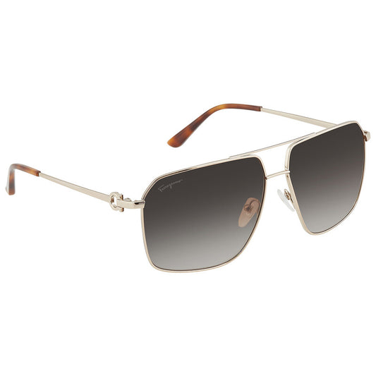 Salvatore Grey Pilot Men's Sunglasses