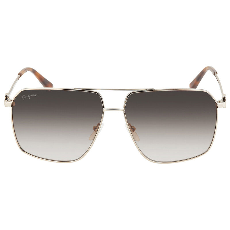 Salvatore Grey Pilot Men's Sunglasses