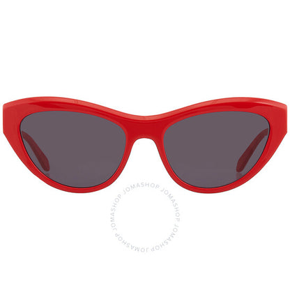 نظارات شمسية نسائية من فيراغامو، سلفاتوري، رمادية، بتصميم عين القطة