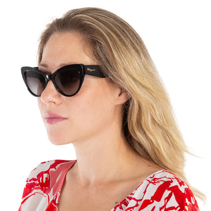 Salvatore Grey Cat Eye Ladies Sunglasses