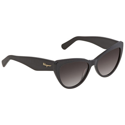 Salvatore Grey Cat Eye Ladies Sunglasses