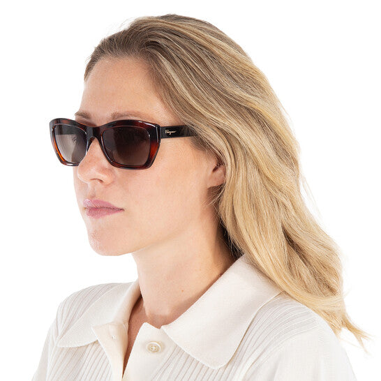 Salvatore Grey Cat Eye Sunglasses
