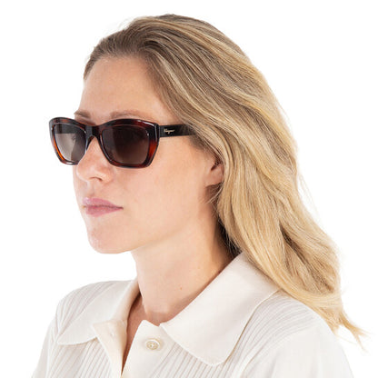 Salvatore Grey Cat Eye Sunglasses