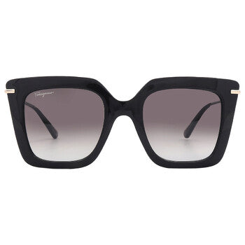 Salvatore Grey Gradient Butterfly Ladies Sunglasses