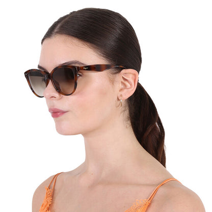 Salvatore Grey Gradient Butterfly Ladies Sunglasses