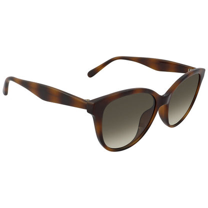 Salvatore Grey Gradient Butterfly Ladies Sunglasses