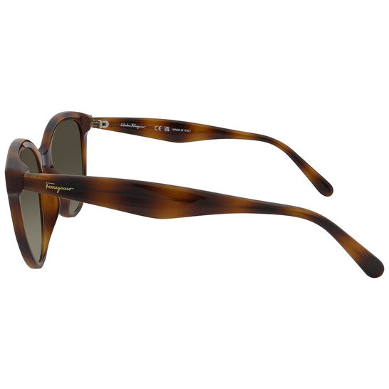 Salvatore Grey Gradient Butterfly Ladies Sunglasses