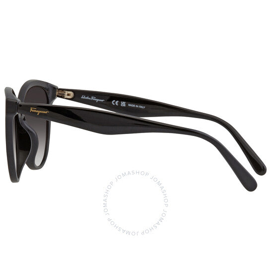 Ferragamo, Salvatore Grey Gradient Cat Eye Ladies Sunglasses