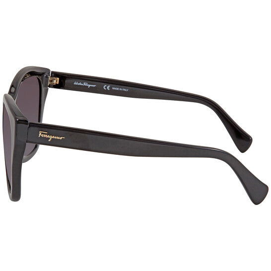 Salvatore Grey Gradient Cat Eye Ladies Sunglasses