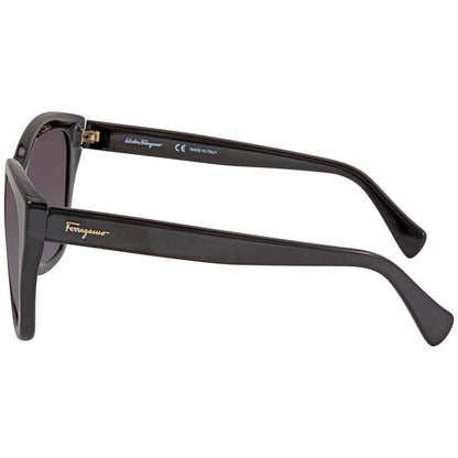 Salvatore Grey Gradient Cat Eye Ladies Sunglasses