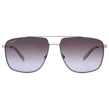 Salvatore Grey Gradient Navigator Men's Sunglasses