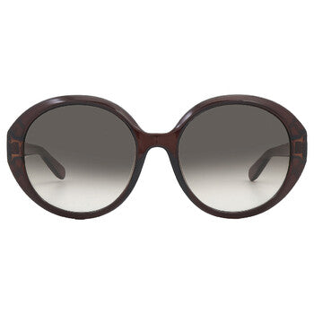 Salvatore Grey gradient Oval Ladies Sunglasses