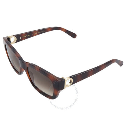 نظارات شمسية نسائية من فيراغامو، سلفاتوري رمادية متدرجة مربعة