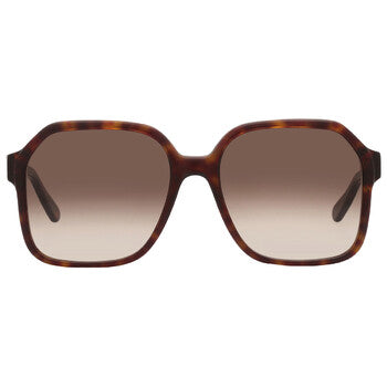 Salvatore Grey Gradient Square Ladies Sunglasses