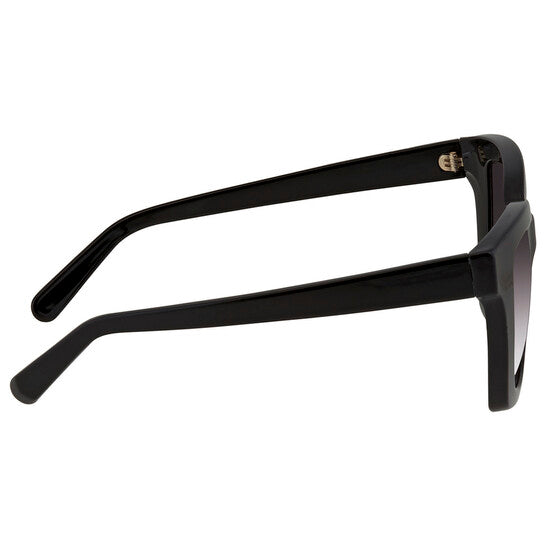 Salvatore Grey Gradient Square Ladies Sunglasses