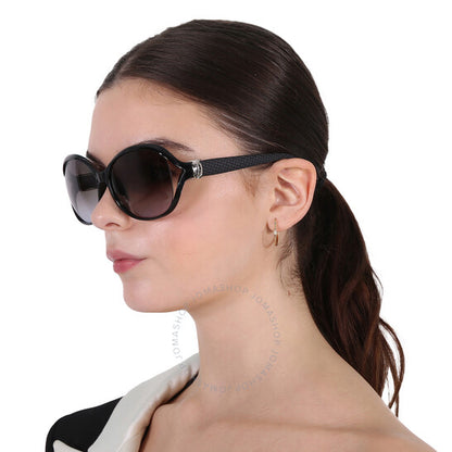 نظارات شمسية نسائية بيضاوية رمادية من فيراغامو، سلفاتوري