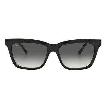 Grey Gradient Rectangular Ladies Sunglasses