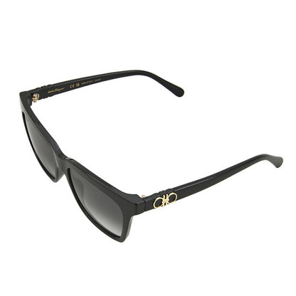Grey Gradient Rectangular Ladies Sunglasses