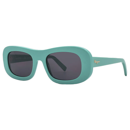 Salvatore Grey Rectangular Ladies Sunglasses
