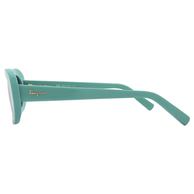 Salvatore Grey Rectangular Ladies Sunglasses