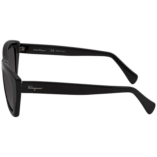 Salvatore Grey Rectangular Ladies Sunglasses