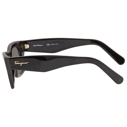 Salvatore Grey Rectangular Ladies Sunglasses