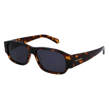 Salvatore Grey Rectangular Men's Sunglasses