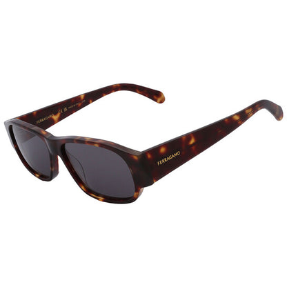 Salvatore Grey Rectangular Men's Sunglasses