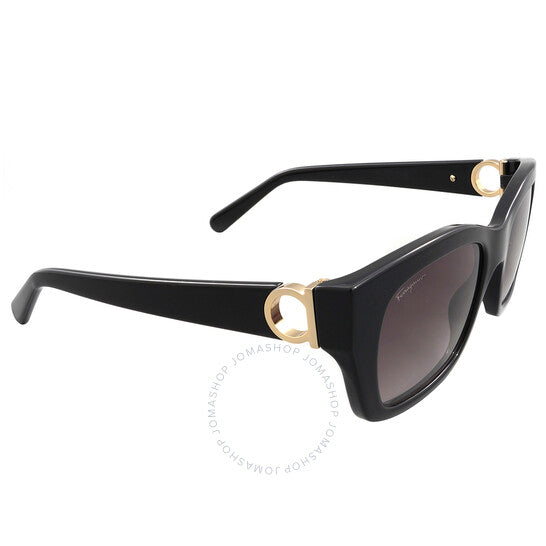 نظارات شمسية نسائية مربعة رمادية من فيراغامو، سلفاتوري