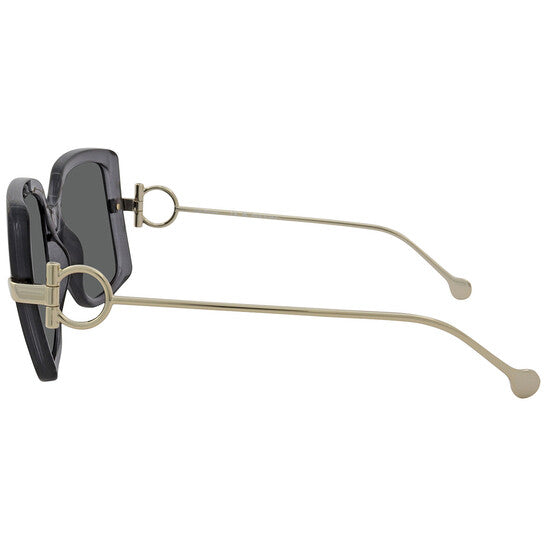 Salvatore Grey Square Ladies Sunglasses