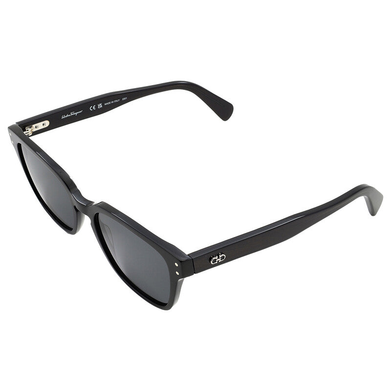 Salvatore Grey Square Men's Sunglasses