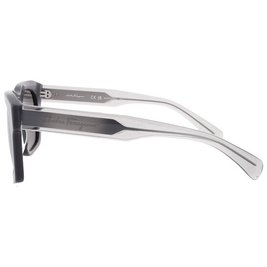 Salvatore Grey Square Men's Sunglasses
