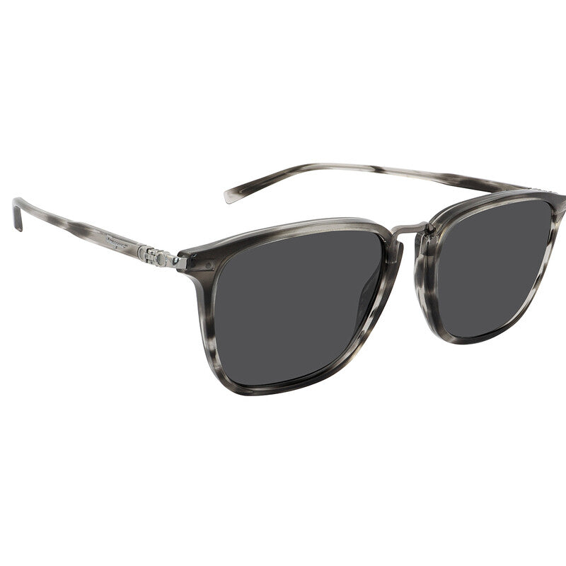 Salvatore Grey Square Men's Sunglasses