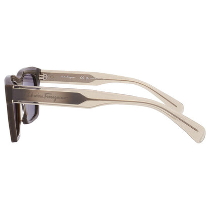 Salvatore Khaki Square Men's Sunglasses