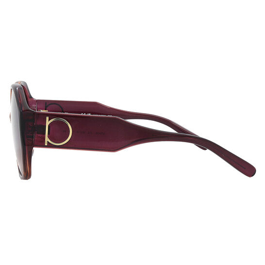 Grey Gradient Oval Ladies Sunglasses