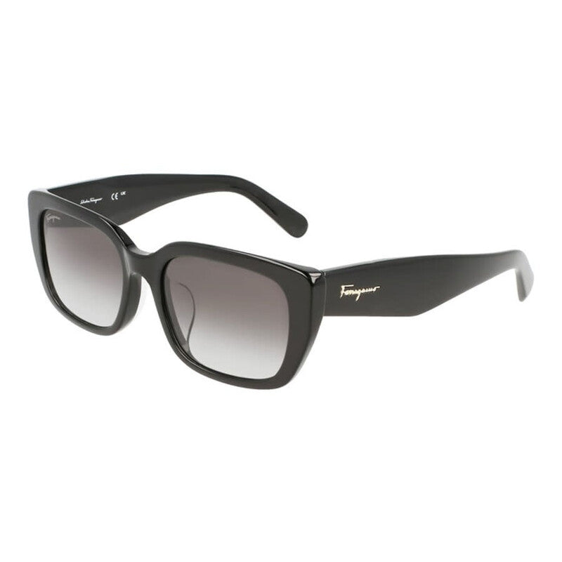 Men's Black Square Sunglasses